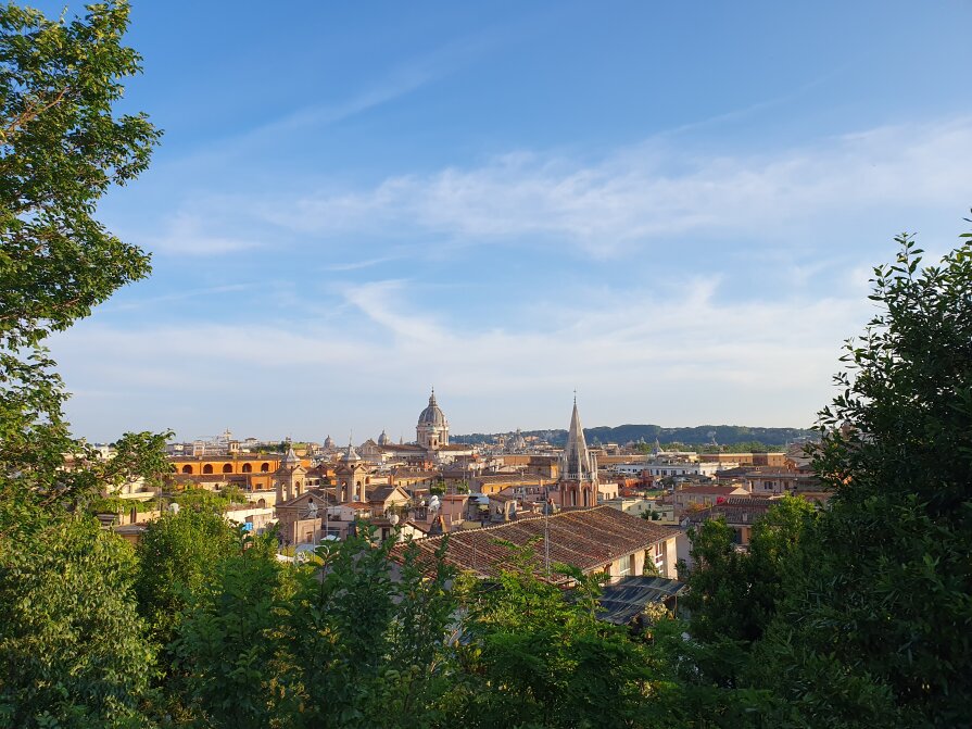2317 km - View from Villa Borghese, Rome, Italy